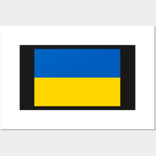 Ukrainian flag Posters and Art